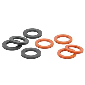 4 joints noirs et 4 rouges pour écrou de bouteille BUTANE ou PROPANE