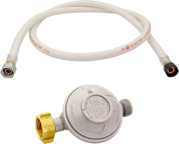 Kit Détendeur Gaz Butane 28 mbar + Tuyau Flexible 1,5 m